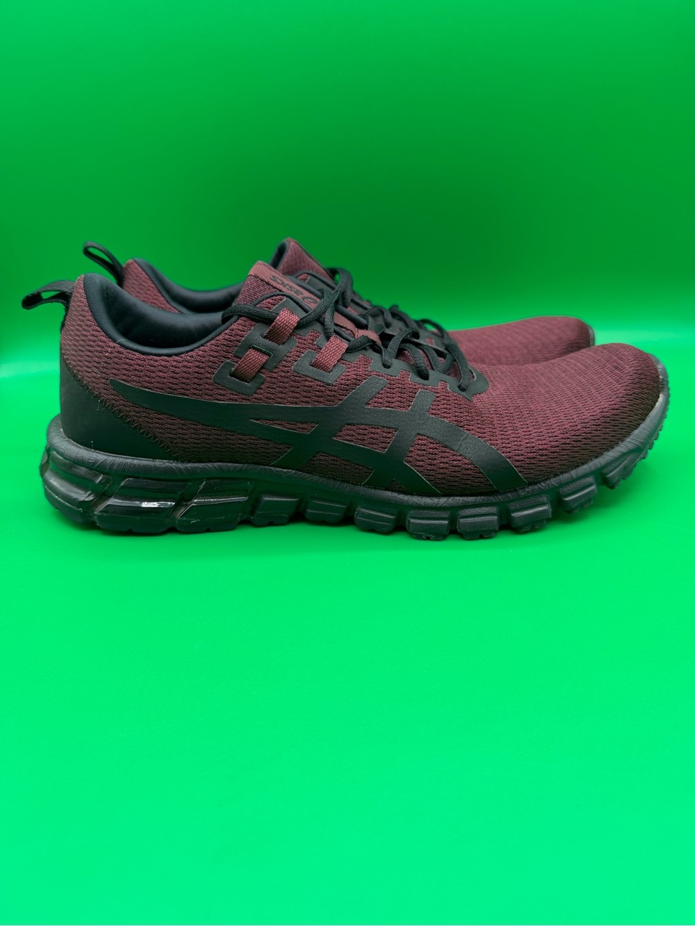 Mens ASICS Gel Quantum 90 Running Shoes Sneakers Burgundy Blk 1021A123 SZ 10.5
